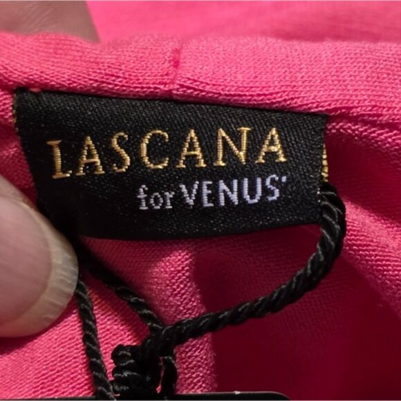 Lascana For Venus Sleeveless Surplice Dress Pink Size 4 - Picture 9 of 13